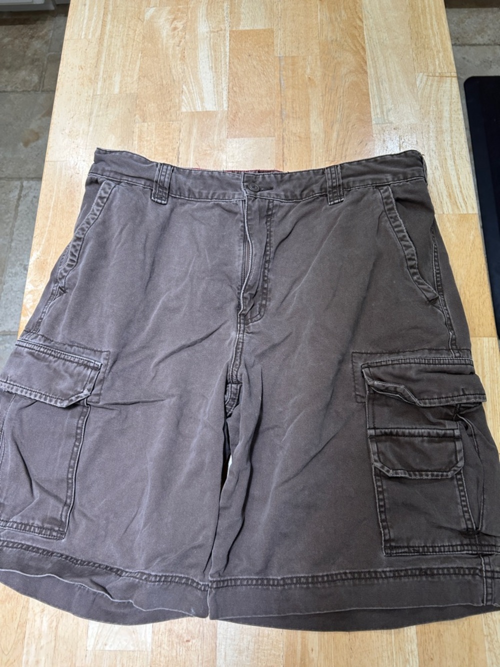 Men's Brown Cargo Shorts